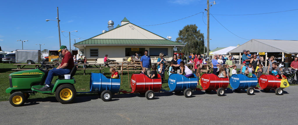 Barrel train for kids